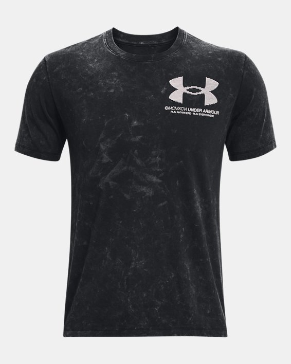 Men's UA Run Anywhere SW T-Shirt in Black image number 5